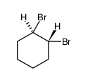 (1R,2R)-1,2-Dibromocyclohexane Structure