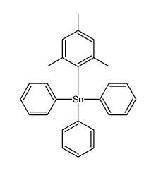 mesityl-triphenyl stannane Structure