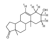 (3S,8R,9S,10R,13S,14S)-2,2,3,4,4,6-hexadeuterio-3-hydroxy-10,13-dimethyl-7,8,9,11,12,14,15,16-octahydro-1H-cyclopenta[a]phenanthren-17-one Structure