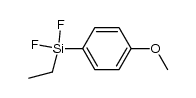 (ethyl)(difluoro)(4-methoxyphenyl)silane Structure
