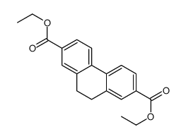 diethyl 9,10-dihydrophenanthrene-2,7-dicarboxylate Structure