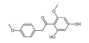 2,4-dihydroxy-6,4'-dimethoxy-deoxybenzoin Structure