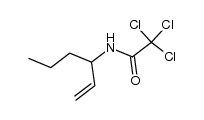 N-(hex-5-en-4-yl)-2,2,2-trichloroacetamide Structure