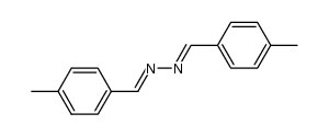 bis(4-methylbenzylidene)hydrazine结构式
