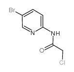 N-(5-溴-2-吡啶基)-2-氯乙酰胺结构式