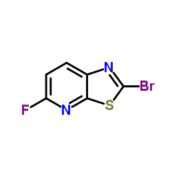2-溴-5-氟噻唑并[5, 4-b]吡啶结构式
