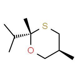 1,3-Oxathiane,2,5-dimethyl-2-(1-methylethyl)-,trans-(9CI)结构式