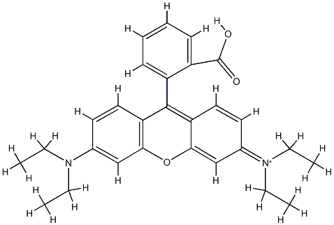 rhodamine B结构式