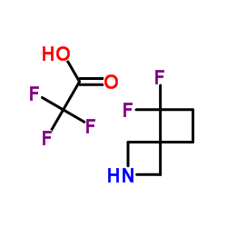 5,5-difluoro-2-azaspiro[3.3]heptane trifluoroacetate Structure