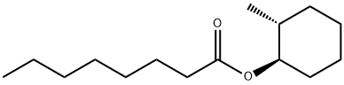 rel-Octanoic acid (1S*)-2β*-methylcyclohexane-1α*-yl ester结构式