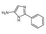 2-PHENYL-1H-IMIDAZOL-4-AMINE结构式