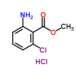 Methyl 2-amino-6-chlorobenzoate hydrochloride structure