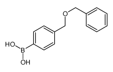 [4-(phenylmethoxymethyl)phenyl]boronic acid Structure