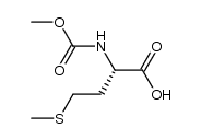 N-Methoxycarbonyl-L-methionine结构式