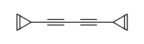 Cyclopropene, 3,3-(1,3-butadiyne-1,4-diyl)bis- (9CI)结构式