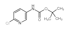 5-(N-叔丁氧羰基氨基)-2-氯吡啶结构式