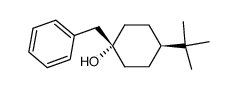 1-Benzyl-trans-4-t-butylcyclohexan-1r-ol Structure