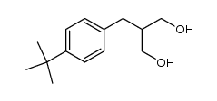 2-(4-tert-butylbenzyl)-1,3-propanediol结构式