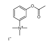 (3-acetyloxyphenyl)-trimethylazanium,iodide Structure
