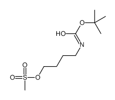 4-[(2-methylpropan-2-yl)oxycarbonylamino]butyl methanesulfonate Structure
