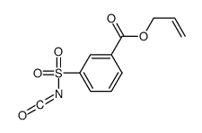 prop-2-enyl 3-isocyanatosulfonylbenzoate结构式