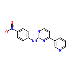 N-(4-Nitrophenyl)-4-(3-pyridyl)-2-pyrimidineamine structure