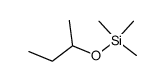 Trimethyl(1-methylpropoxy)silane Structure