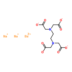 乙二胺四乙酸二钠钡盐(四水)结构式