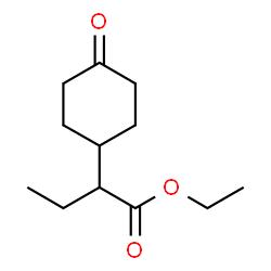 Ethyl 2-(4-Oxocyclohexyl)butanoate Structure