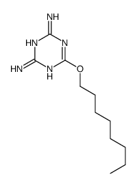 6-(octyloxy)-1,3,5-triazine-2,4-diamine Structure