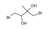 1,4-dibromo-2-methyl-butane-2,3-diol Structure