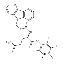 FMOC-D-谷氨酰胺五氟苯基酯结构式