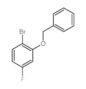 2-(BENZYLOXY)-1-BROMO-4-FLUOROBENZENE Structure
