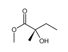 methyl (2S)-2-hydroxy-2-methylbutanoate结构式