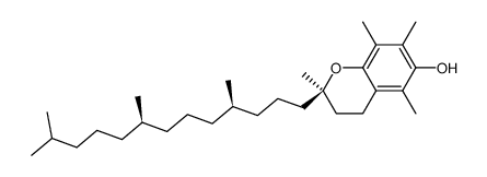 DL-alpha-Tocopherol Structure