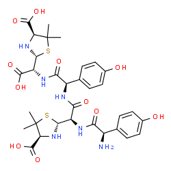 Amoxicillin dimer (penicilloic acid form) Structure