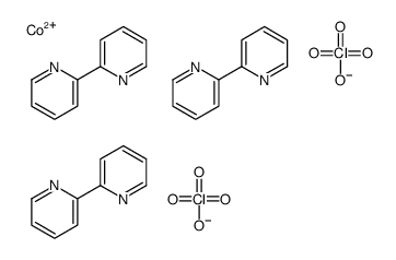 cobalt(2+),2-pyridin-2-ylpyridine,diperchlorate Structure