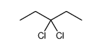3,3-dichloropentane Structure