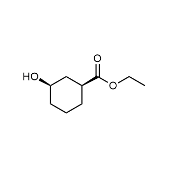 (1S,3R)-Ethyl 3-hydroxycyclohexanecarboxylate Structure