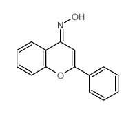 (NZ)-N-(2-phenylchromen-4-ylidene)hydroxylamine结构式
