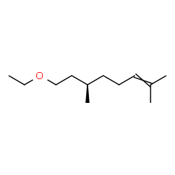 2-Octene, 8-ethoxy-2,6-dimethyl-, (6R)- Structure