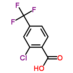 2-氯-4-三氟甲基苯甲酸结构式