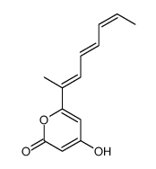 4-hydroxy-6-octa-2,4,6-trien-2-ylpyran-2-one Structure