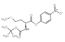 BOC-L-蛋氨酸-对硝基苯酯结构式
