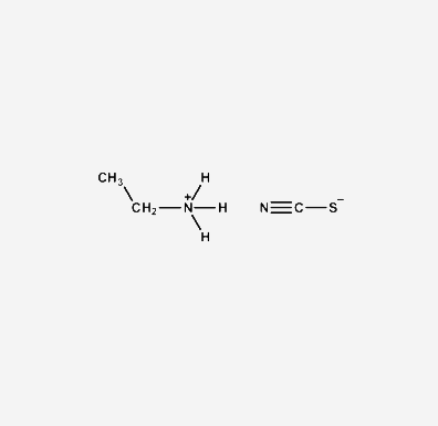 Ethylammonium thiocyanate Structure
