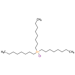 Chloro(trioctyl)stannane Structure