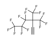 3,3-Bis(trifluoromethyl)-4,4,5,5,6,6,6-heptafluorohex-1-yne, 3,3-Bis(trifluoromethyl)-3-(perfluoroprop-1-yl)prop-1-yne结构式