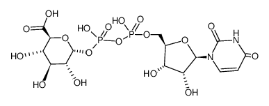 UDP葡萄糖醛酸结构式