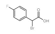 α-溴-4-氟苯乙酸结构式