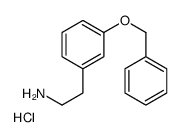 2-[3-(Benzyloxy)phenyl]ethanamine hydrochloride (1:1) Structure